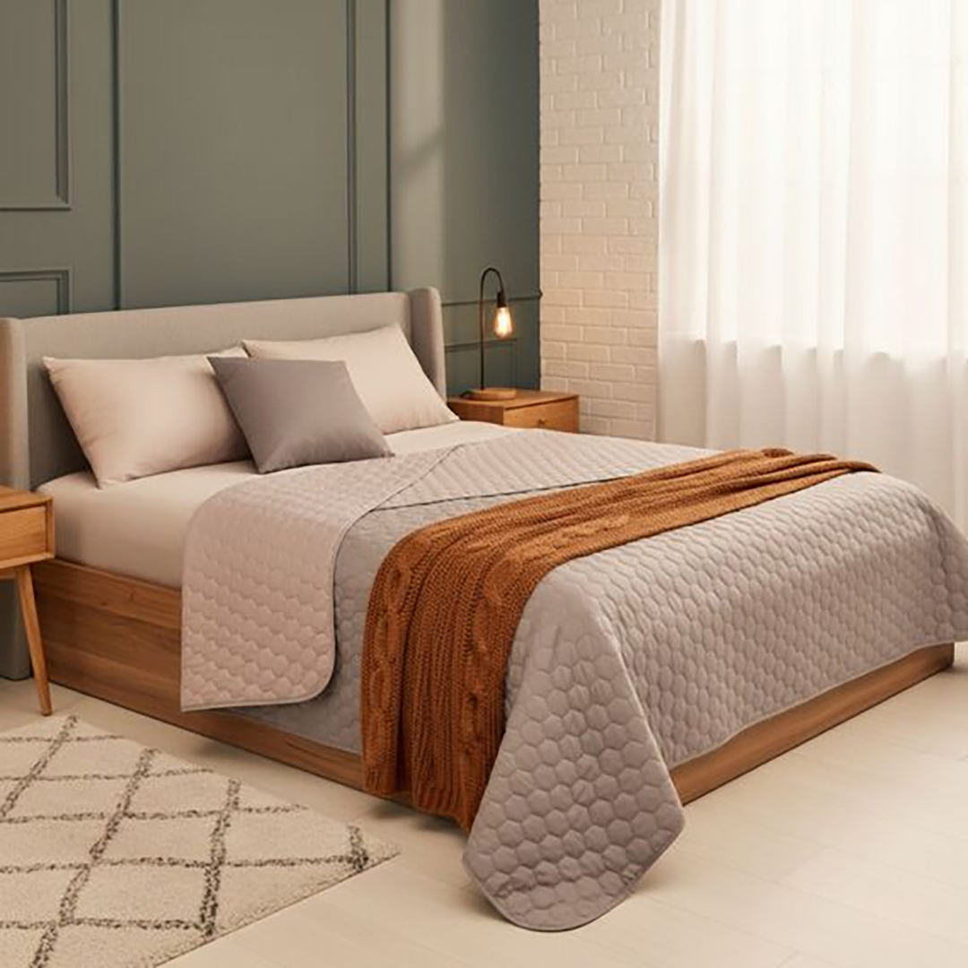 Покрывало двуспальное IDEIA Silhouette 220х240 см (8-35590*002)
